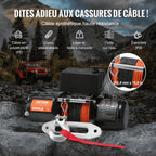 Corde synthétique haute résistance conçue pour éviter les cassures de câble en traction