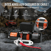 Corde synthétique haute résistance conçue pour éviter les cassures de câble en traction