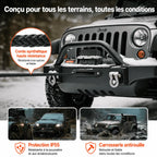Treuil utilisé sur tous terrains, corde synthétique haute résistance et protection IP55